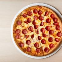 Cheese (Small) · Thick crust, pizza sauce and pizza cheese.