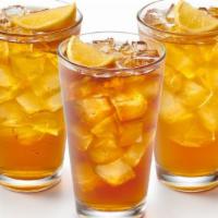 Fruit Flavored Iced Teas · Delicious fresh brewed iced tea in your choice of flavor.  Choose from NEW Passion Fruit, Ma...