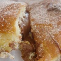 Nutella Filled Donut · Nutella filled donut with sugar