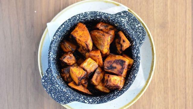 Chilli-Roasted Sweet Potato · 