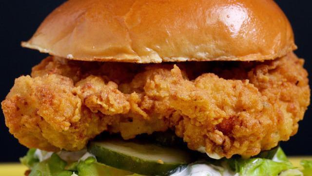 Fricken' Good Fried Chicken Sandwich · Crispy fried chicken breast, sliced avocado, buttermilk ranch, shredded lettuce, warm brioche bun