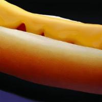 Cheese Dog · Hot dog topped with melted cheese sauce.