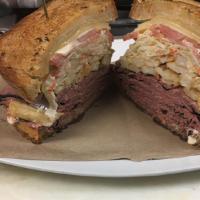 Chef'S Perfect Sandwich Or Baltimore Style Pit Beef · Chef’s favorites. Char-grilled bottom round, tiger sauce, swiss cheese, fries, slow.