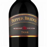 Pepper Bridge Winery Trine · The word ‘trine’ (it rhymes with ‘wine’) is defined as a close group of three, and this wine...
