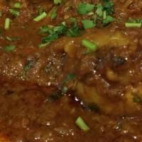 Chicken Karahi · boneless chicken braised with yogurt or cream, water or stock, and spices to produce a thick...
