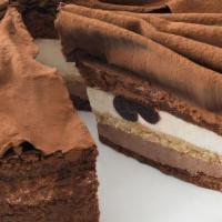 Selva Nera · Chocolate sponge cake surrounds a layer of chocolate and Chantilly cream, studded with Amare...
