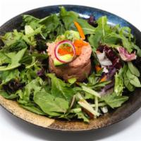Spicy Tuna Salad · Spicy tuna sashimi served with fresh greens.