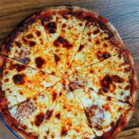 Cheese Pizza · House made dough, pizza sauce and mozzarella cheese