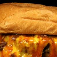 Coaches Chili Burger · Oozing chili, fresh ground beef patty, American cheese, green leaf lettuce, juicy tomatoes, ...