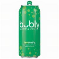 Bubly Sparkling Water Lime 16Oz Can · 
