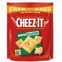 Cheez-It Baked Snack Cheese Crackers White Cheddar Grab Bag 7Oz · 
