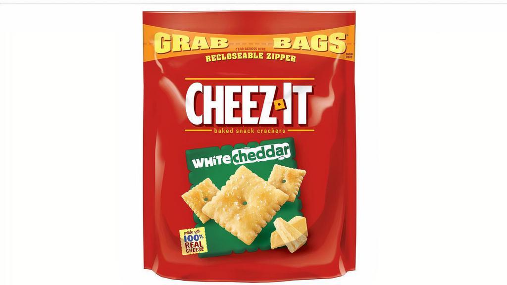 Cheez-It Baked Snack Cheese Crackers White Cheddar Grab Bag 7Oz · 