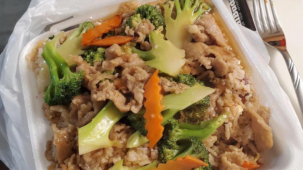 Beef With Broccoli · beef and broccoli and carrots in brown sauce