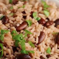 Rice & Beans · A traditional Jamaican recipe made with red beans, thyme and coconut milk