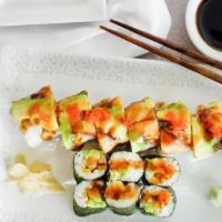 Dragon Roll (7 Pieces) · With veggie roll six pieces.
