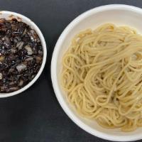 Gan Jja Jang (Stir-Fried Black Bean Sauce) · Mild. Noodles served with stir-fried protein, vegetables and black bean sauce.