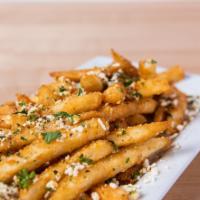 Our Famous Big Greek French Fries · 
