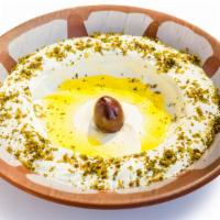 Labneh Dip · Strained yogurt, olive oil, zaatar.