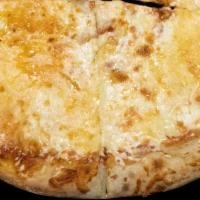 12'' Four Cheese Pizza · Tomato sauce, mozzarella, akawe, Parmesan, halloumi.