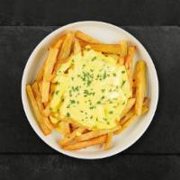 The Haunting Of Cheese Fries · Start with our signature golden fries, add melty cheese sauce. What's not to love