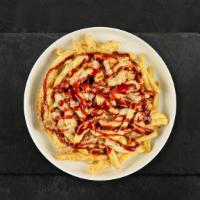 As For The Buffalo Fries · Start with our signature golden fries, add buffalo sauce, parmesan cheese, and top it off wi...