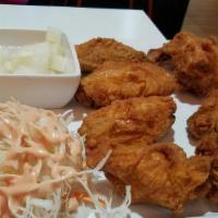 Holic Wings · Fried chicken wings with ranch on the side.