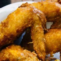Fried Chicken Wings (8) · Whole wings.