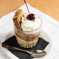 Dirty Blonde  · Banana pudding, the Rally Blondie (Milk and dark chocolate, toasted almonds and walnuts), an...