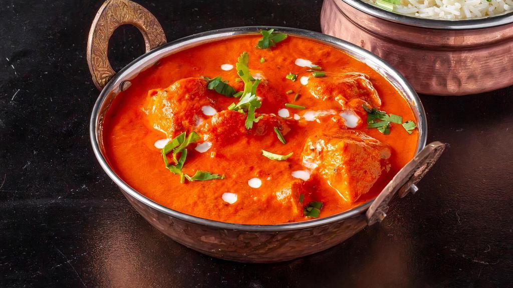 Chicken Tikka Masala · chicken breast cooked with tomato and onion simmered in creamy sauce