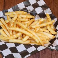 Crispy Battered Fries · Lightly battered for flavor and crispiness.
