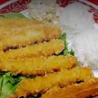 Tempura Shrimp · (Meal) Comes with 2 scoops of rice and 1 scoop of macaroni salad