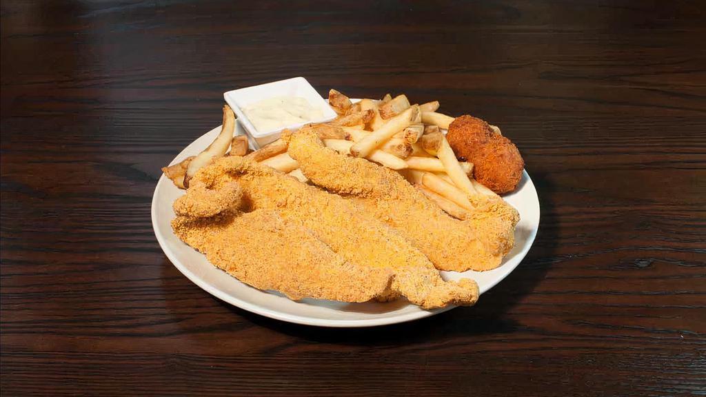 Catfish Dinner (3 Piece) · Available spicy or regular