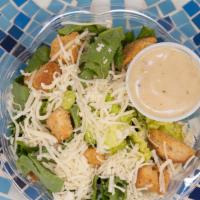 Caesar Salad · Romaine lettuce, croutons and parmesan cheese with caesar dressing on the side