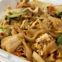 Pad Si Ew · Pan fried rice noodles with assorted vegetable and eggs, mixed with dark soy sauce. Your cho...