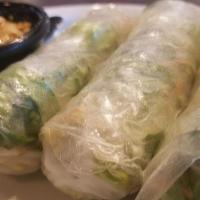 Spring Rolls (4) · Gluten free, vegetarian. Made fresh to order with only the finest rice paper, rice noodles, ...