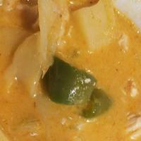 Red Curry · Bamboo, onions, bell peppers, basil, and potatoes, the mother of all curries. Your choice of...