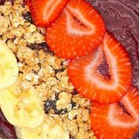 Organic Acai Bowl · All Organic Acai Bowls come only with Granola as a topping. You can choose as many toppings ...