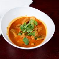 Malaysian Chicken Curry · Gluten-free. Malaysian chicken curry in our special chef curry sauce.