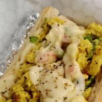 Pepper & Egg Sub Combo · Hot. Served with chips and drink. Variety peppers, onions provolone cheese served hot. Pickl...