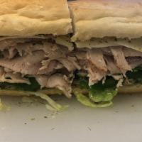 Custom Sub · Custom Sub pick two meats one Cheese and Select Veggies 
Lettuce Tomato Onions Pickle oil se...
