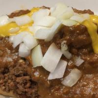 Zeff'S Coney Dog Special · Ground beef, hot dog topped with chili, mustard and onions.
