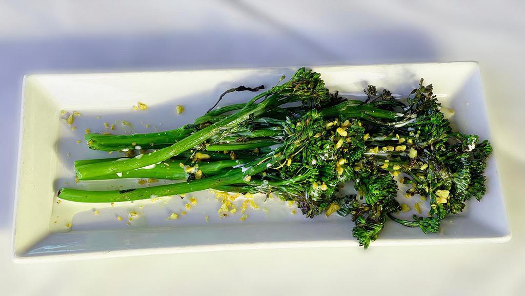 Grilled Broccolini	 · tomato butter, fried leeks