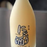 Nigori Sake Bottle · Creamy Sake(Unfiltered traditional sake) 10.2oz