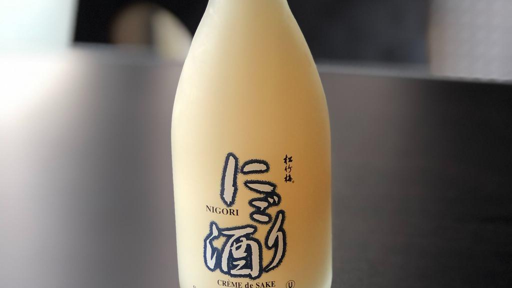 Nigori Sake Bottle · Creamy Sake(Unfiltered traditional sake) 10.2oz