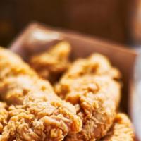 Chicken Tenders & Sidewinder Fries · Hand-battered