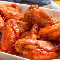 20Pcs · The best Jumbo Party Wings with your choice of flavor dressing. 
Ranch or Blue Cheese on the...
