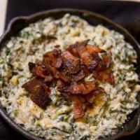 Creamed Spinach · Applewood Smoked Bacon & Parmesan