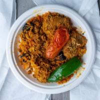 Chicken Biryani · boneless chicken, basmati rice with special herbs & spices.