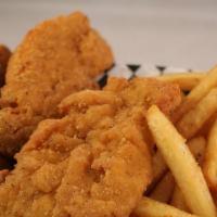 Chicken Tenders · Served with French fries