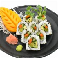 Veggie Roll · Cucumber, avocado, carrot, pickle radish and bean sprout.